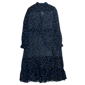 Hush Navy/Blue Spot Midi Dress