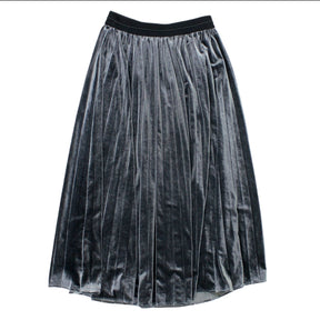 Hush Grey Esme Velour Skirt