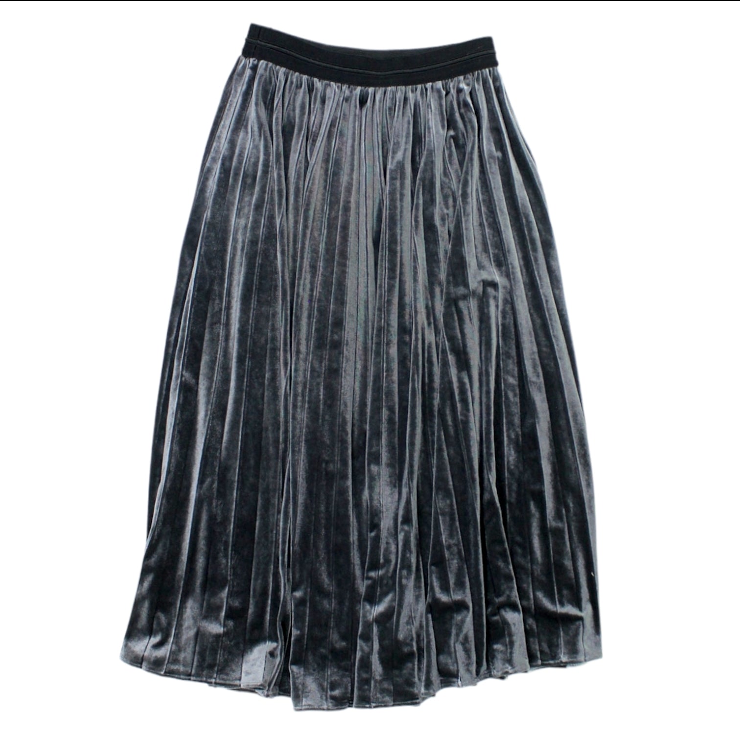 Hush Grey Esme Velour Skirt
