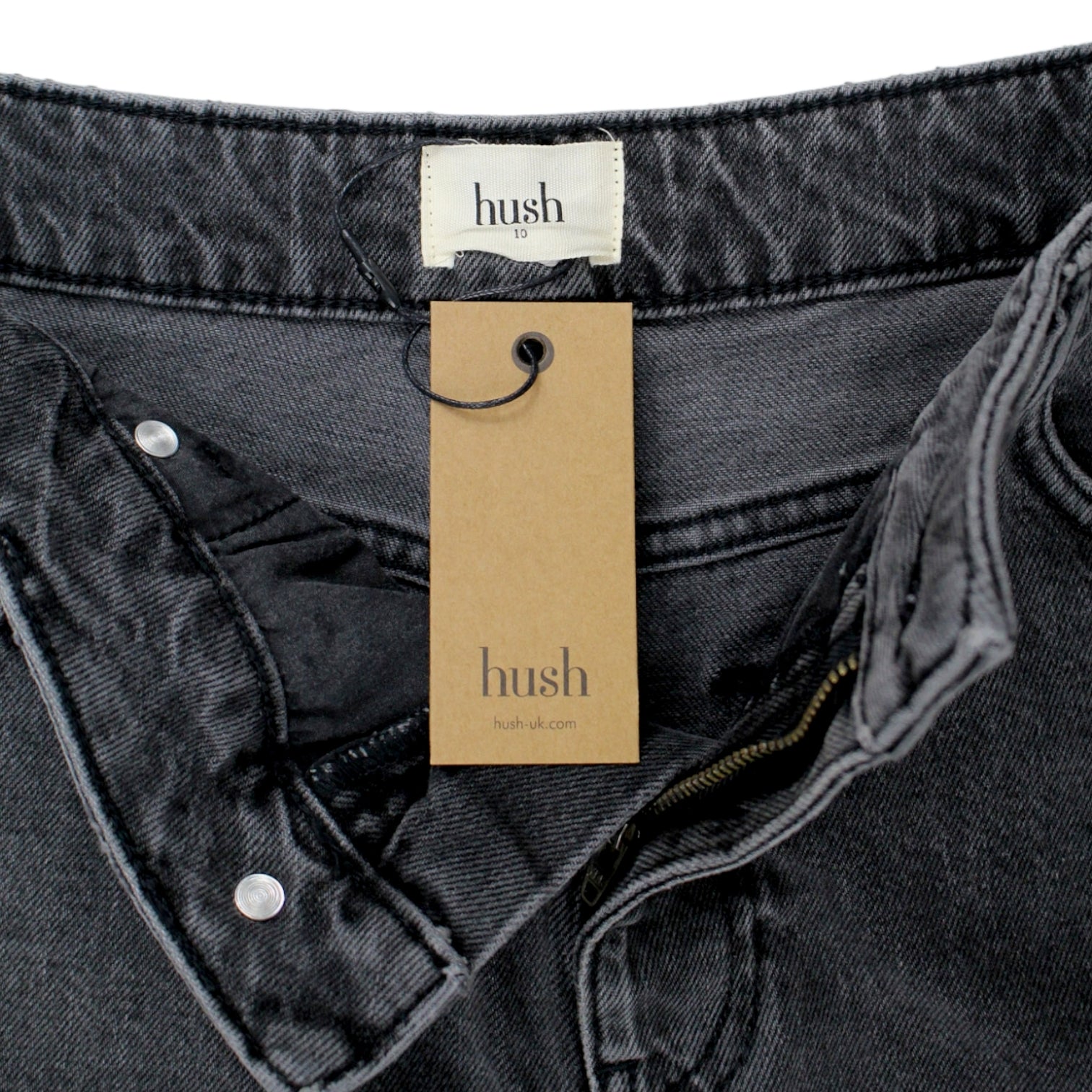 Hush Washed Black Frieda Mom Jeans
