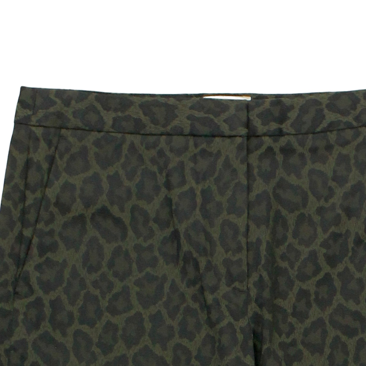 Hush Dark Green Jacquard Trousers