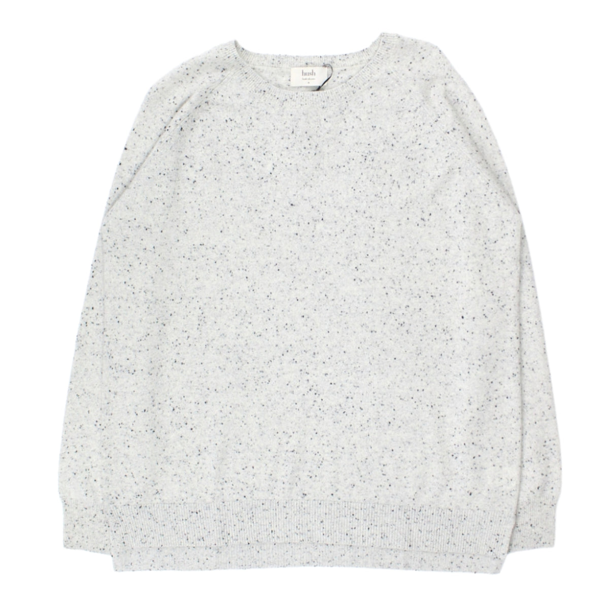 Hush Grey Boyfriend Cashmere Nep Jumper