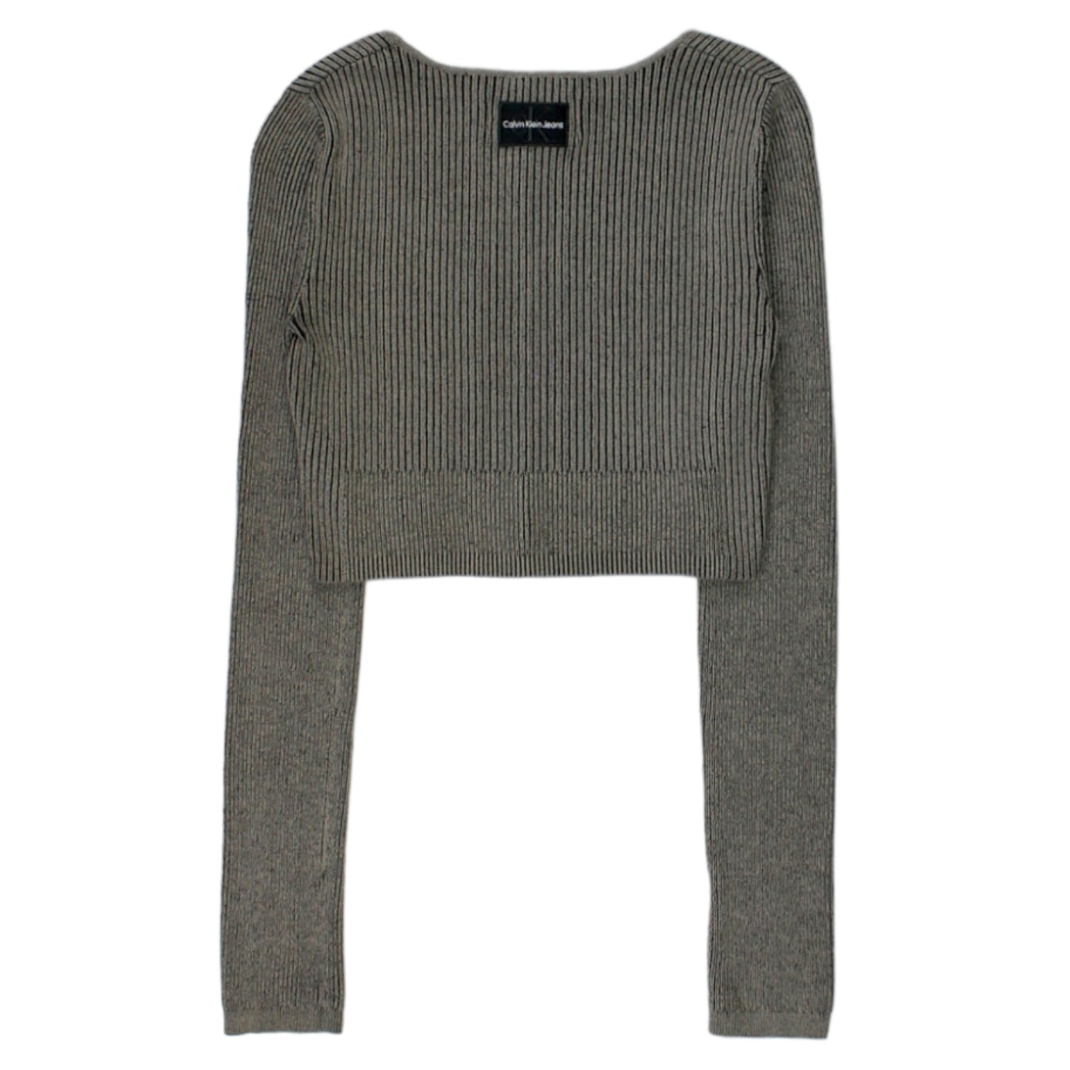 Calvin Klein Brown Skinny Crop Top Shop from Crisis Online