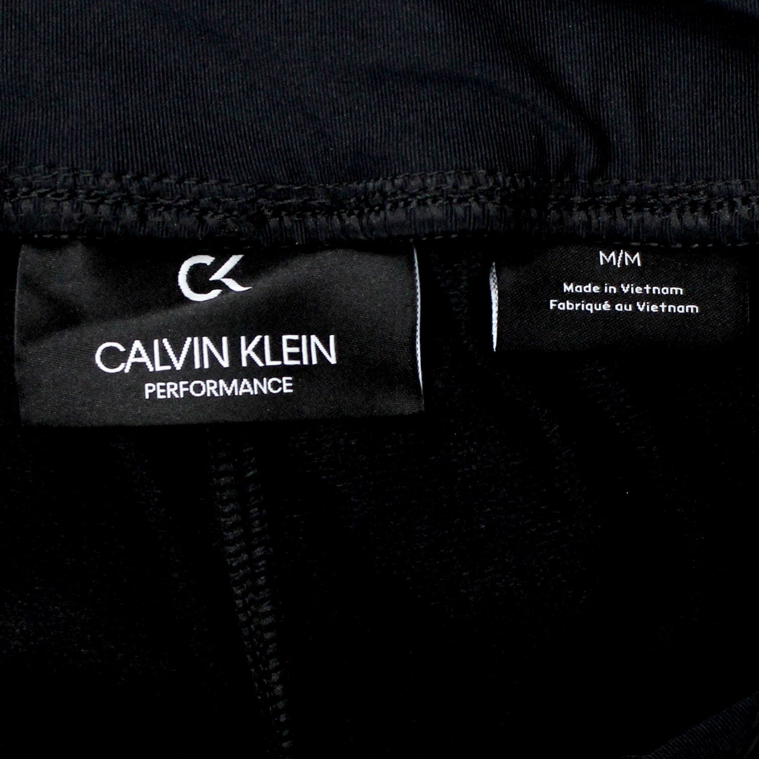 Calvin Klein Black Drop Waistband Track Pants