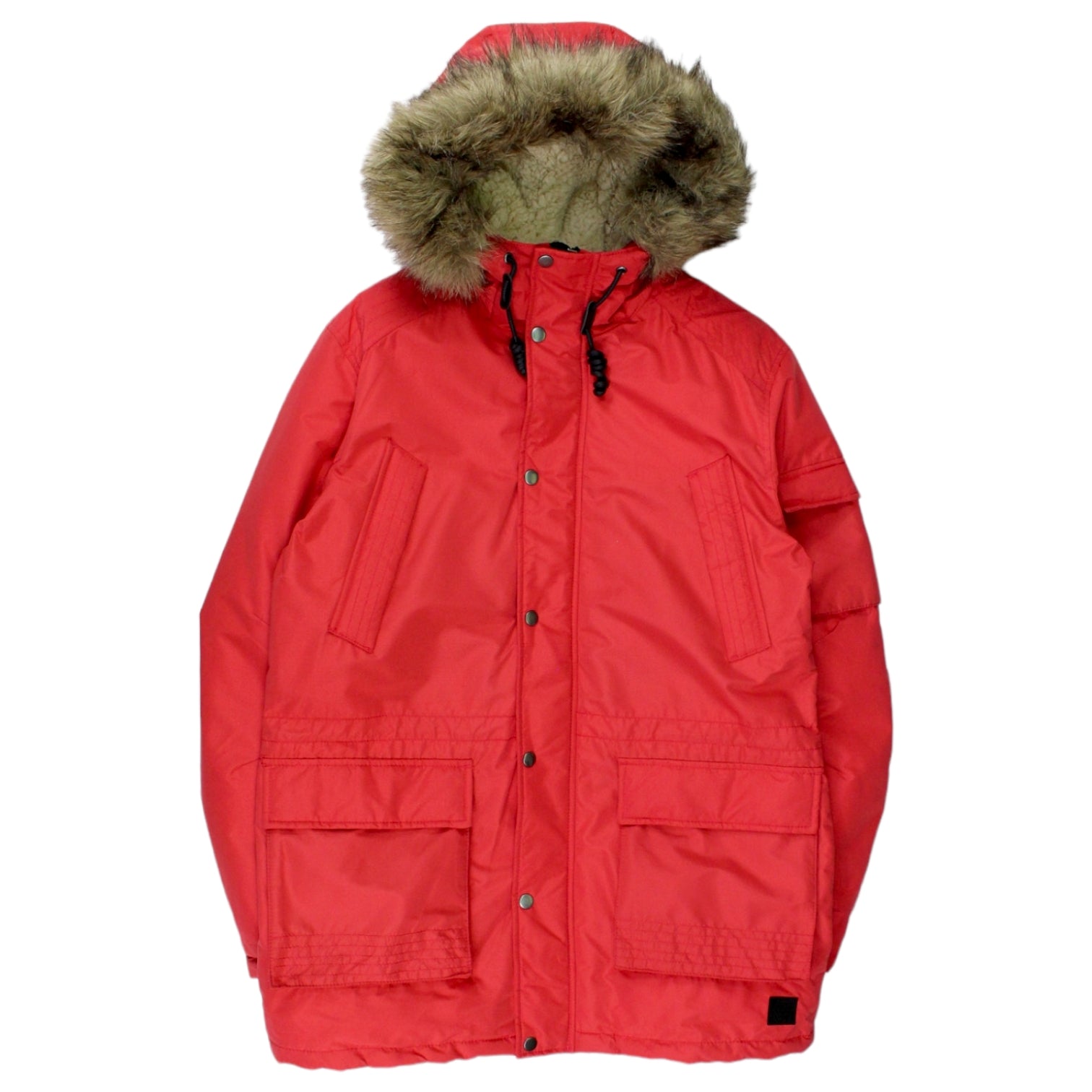 Jack & Jones Red Parka Style Coat