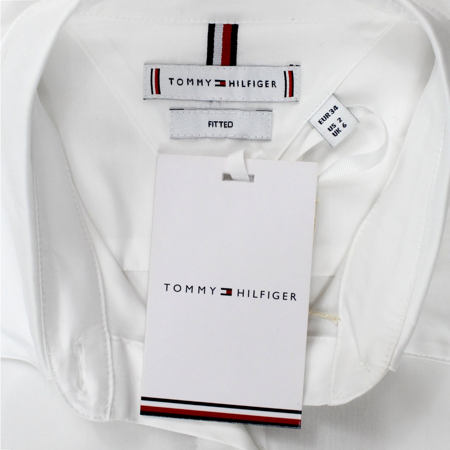 Tommy Hilfiger White Slim Fit Shirt