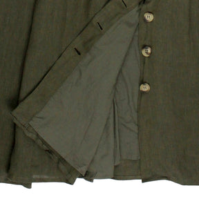 L.F. Markey Olive Linen Farrell Dress