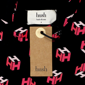 Hush Black/Pink Drew Mini Dress