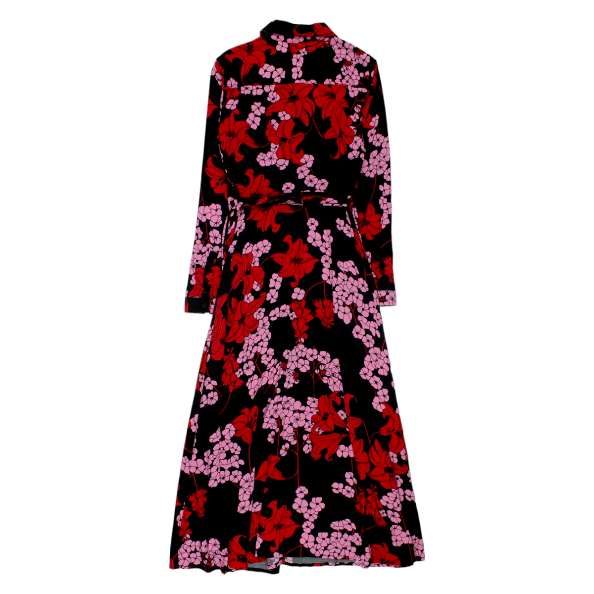 Hush Black/Pink Floral Sophie Shirt Dress