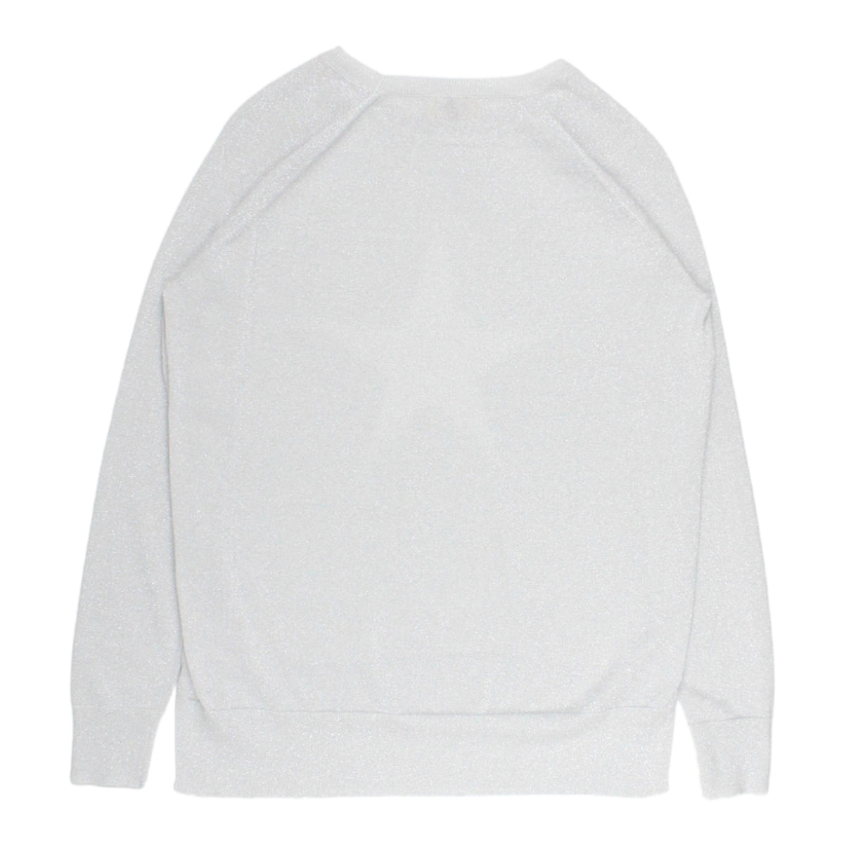 Hush Pale Silver Sparkle Star Boyfriend Jumper