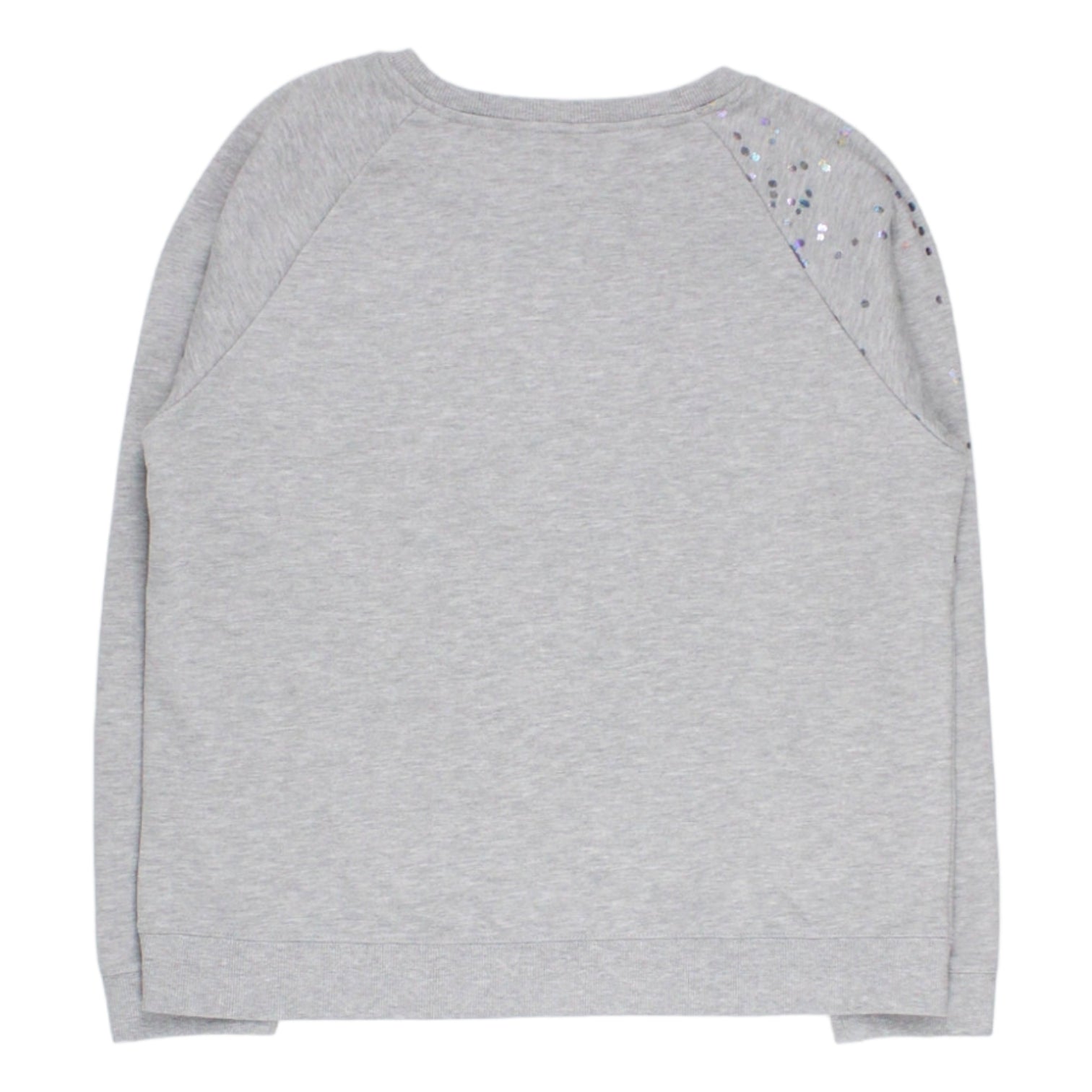 Hush Grey Foil Confetti Sweat Top