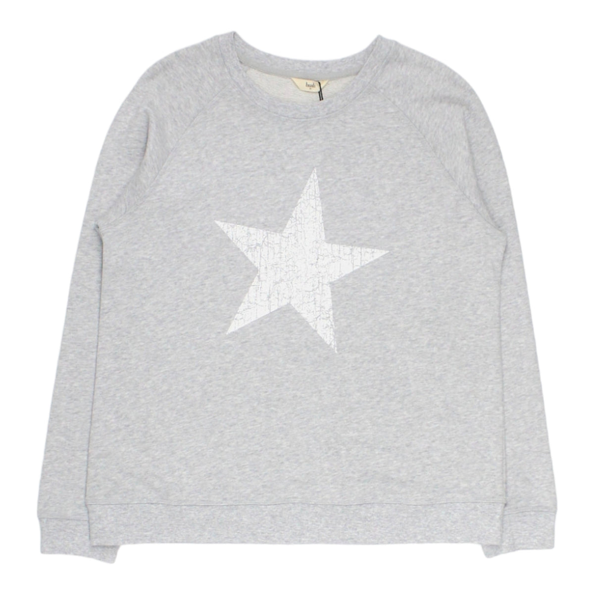 Hush Grey Crackle Star Sweatshirt Shop from Crisis Online