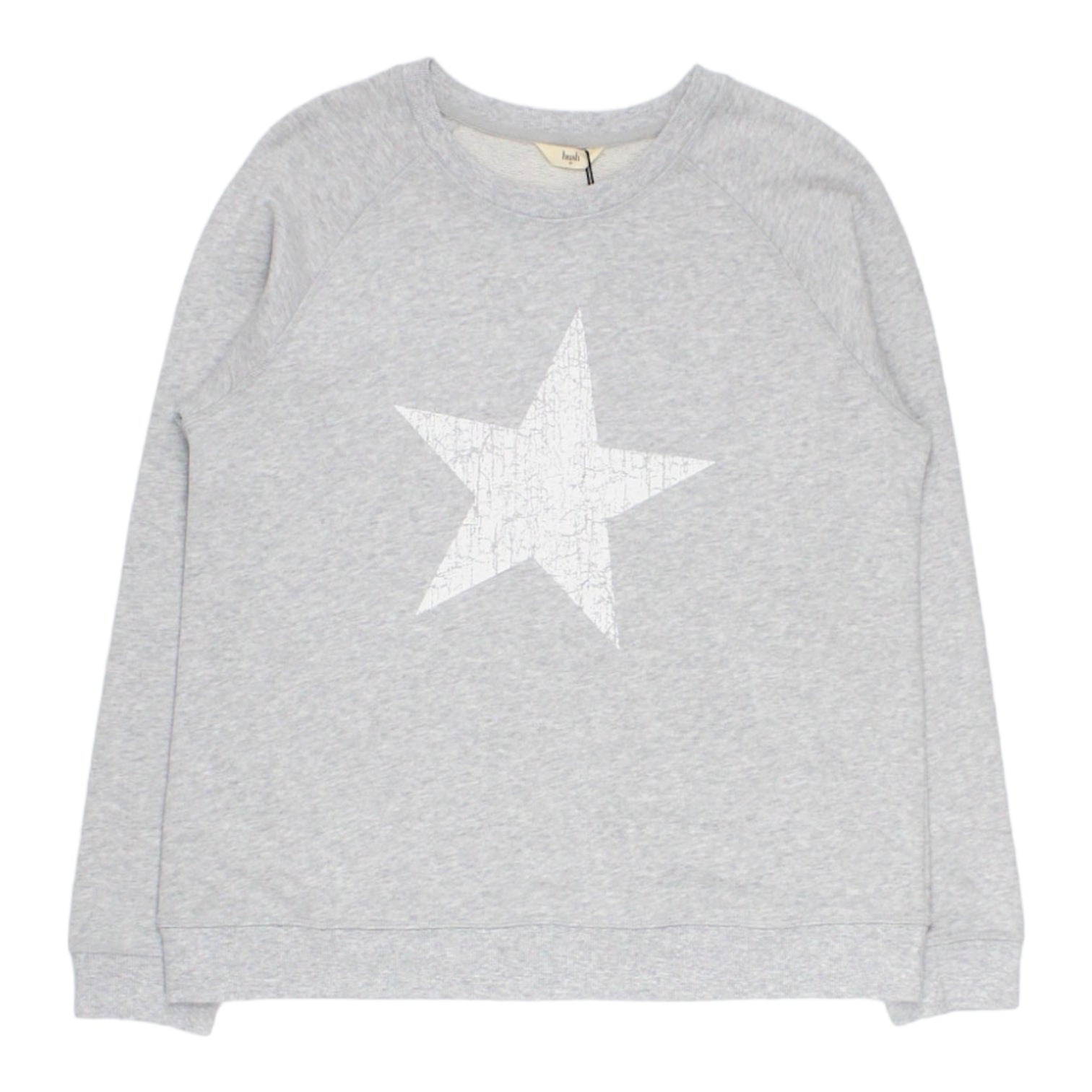 Hush Grey Crackle Star Sweatshirt