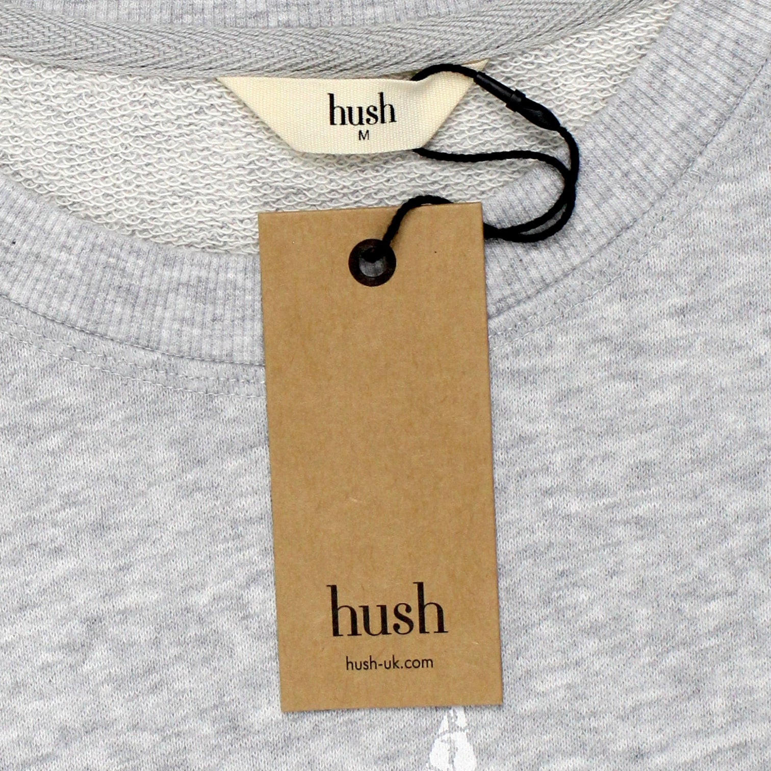 Hush Grey Crackle Star Sweatshirt Shop from Crisis Online