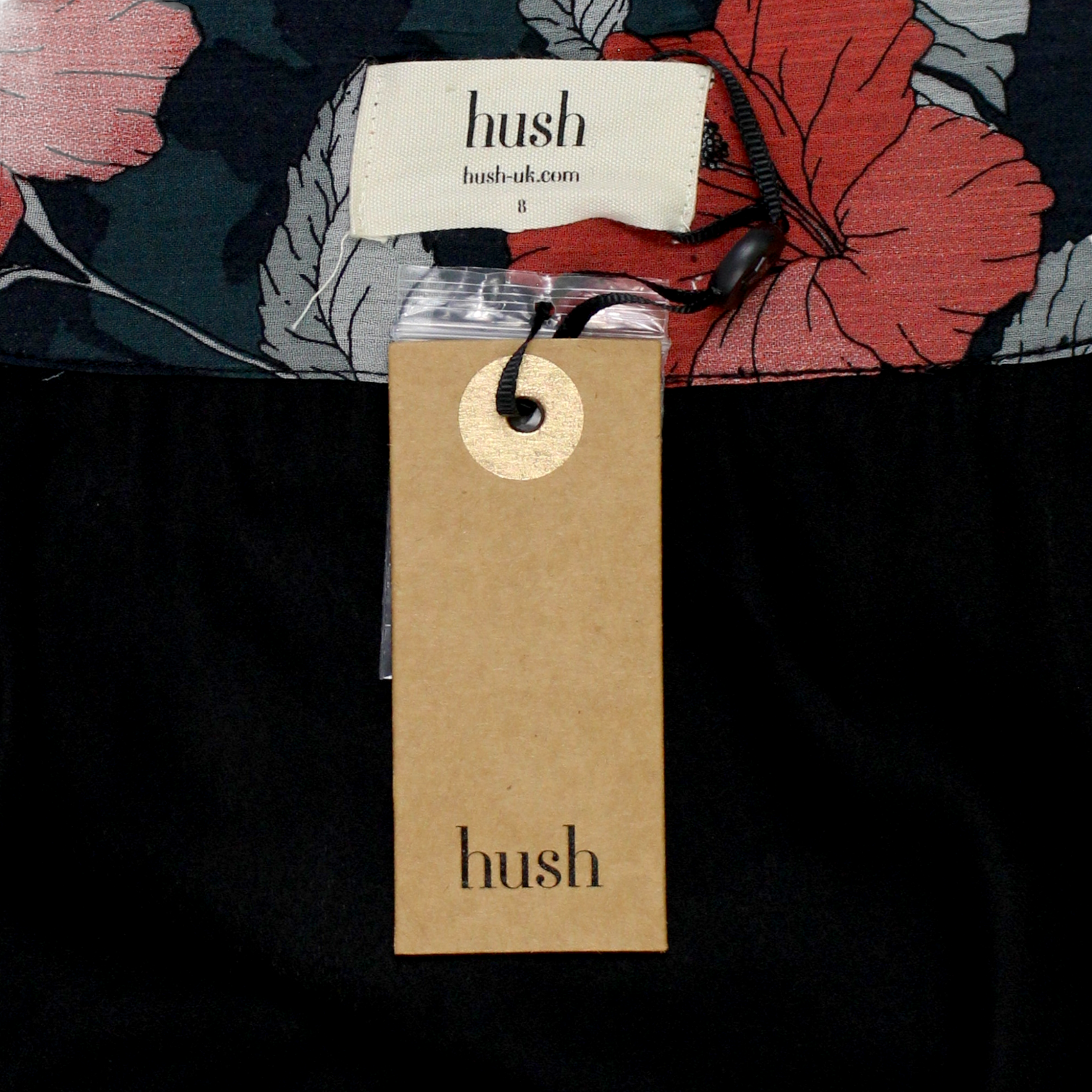 Hush Green Hibiscus Button Skirt