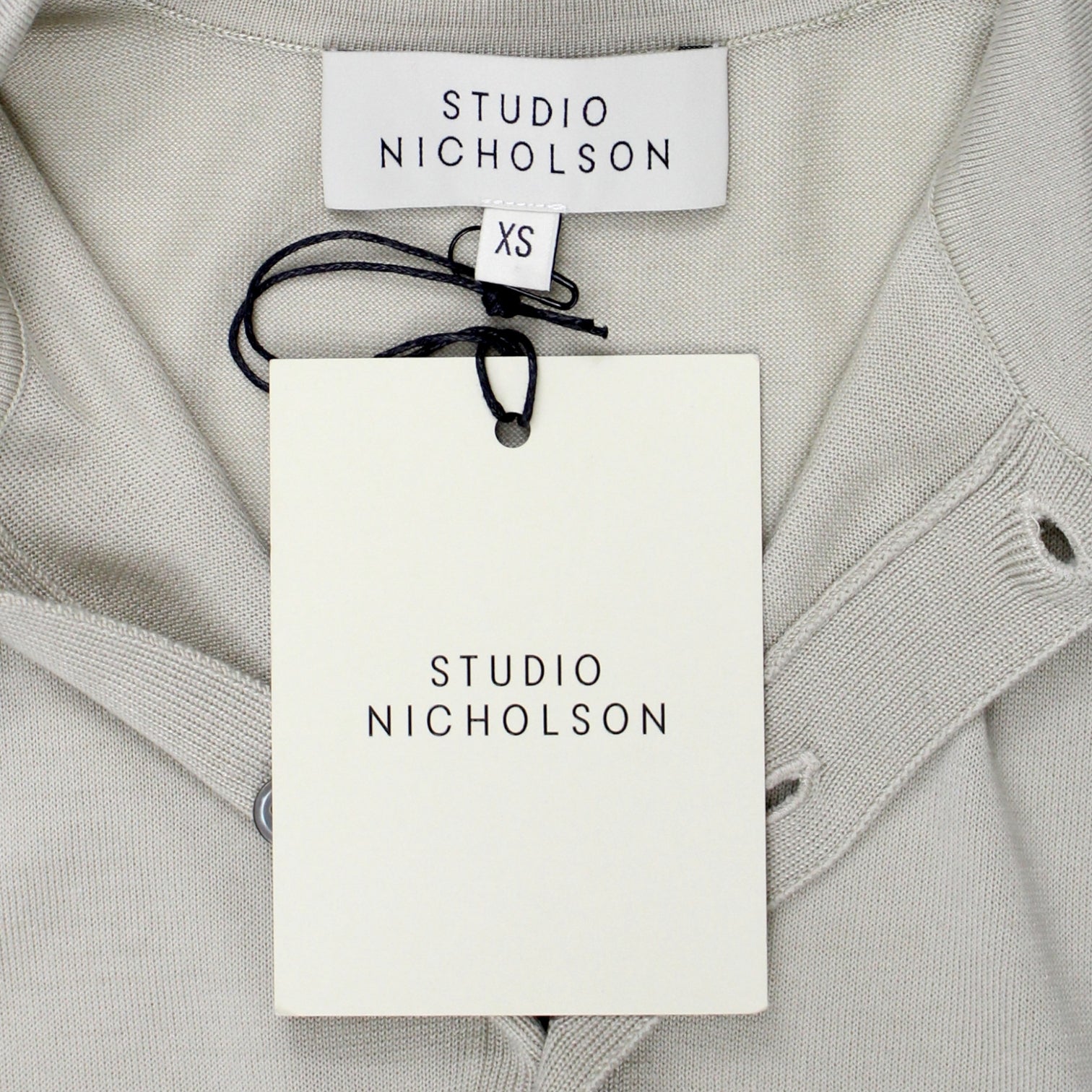 Studio Nicholson Bone Polo Shirt