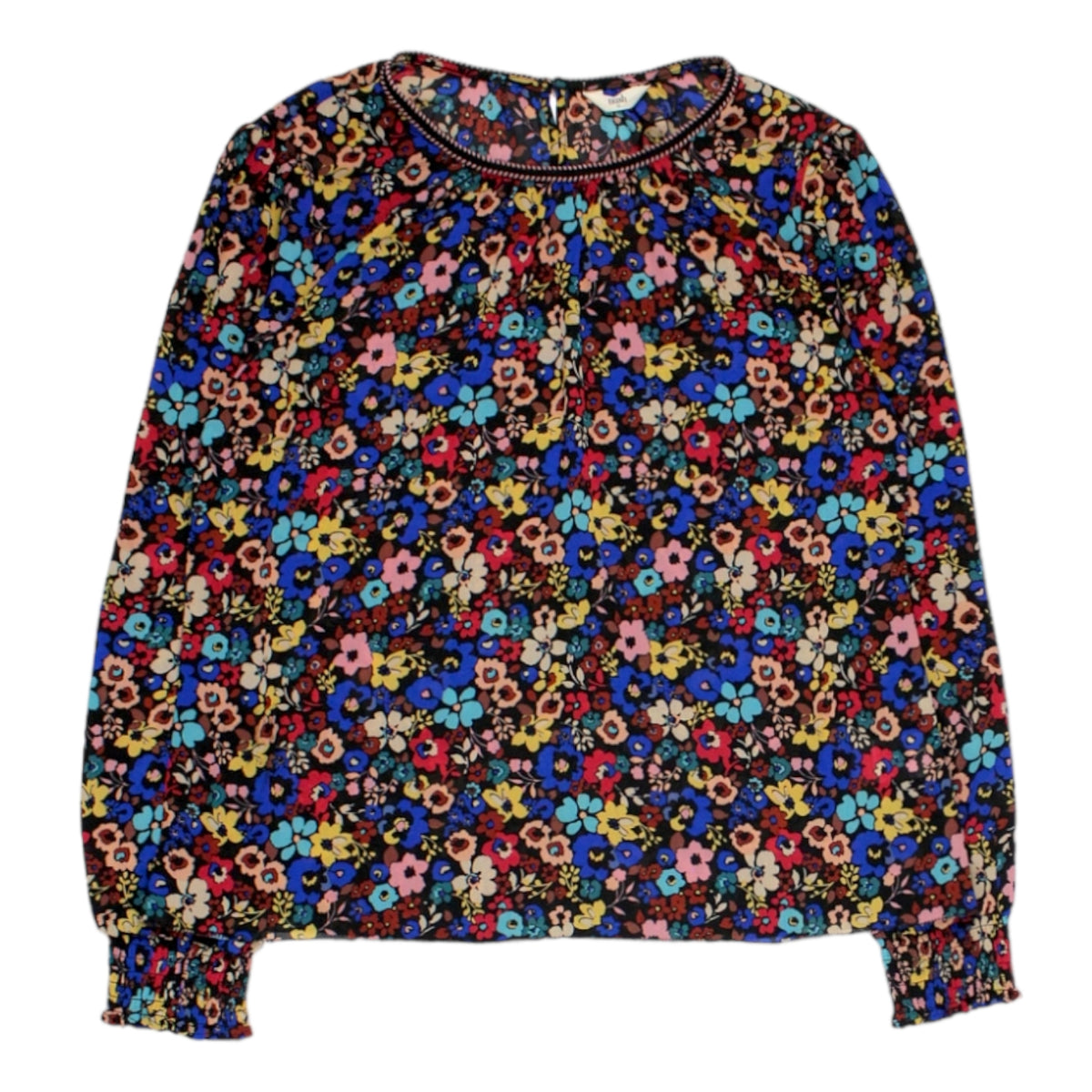 Hush Blue/Multicolour Floral Emory Blouse