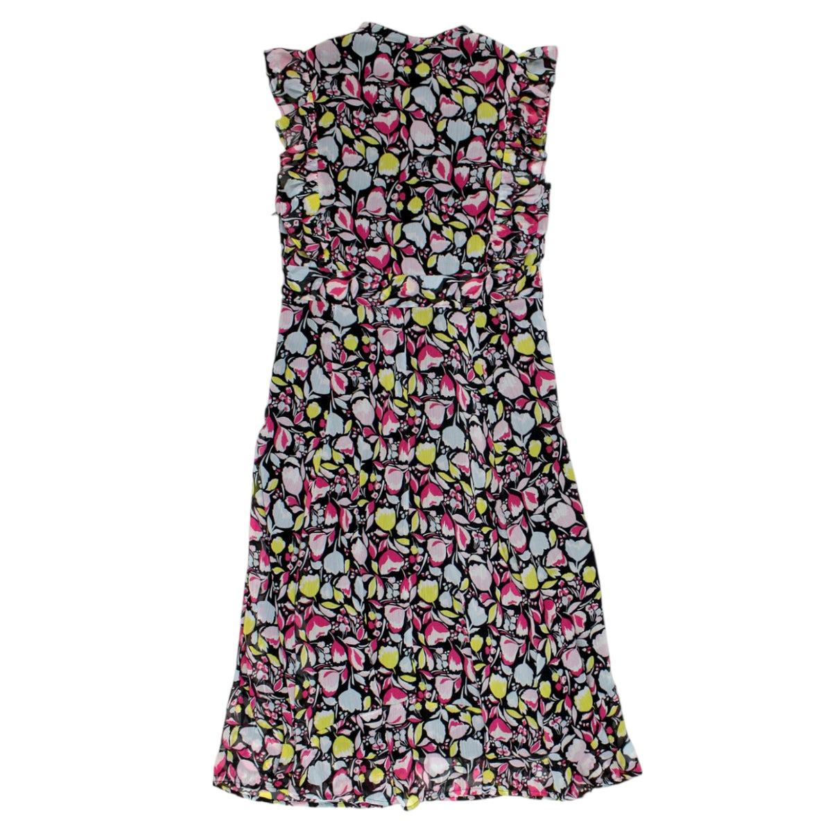 Hush Black Floral Elspeth Ruffle Dress