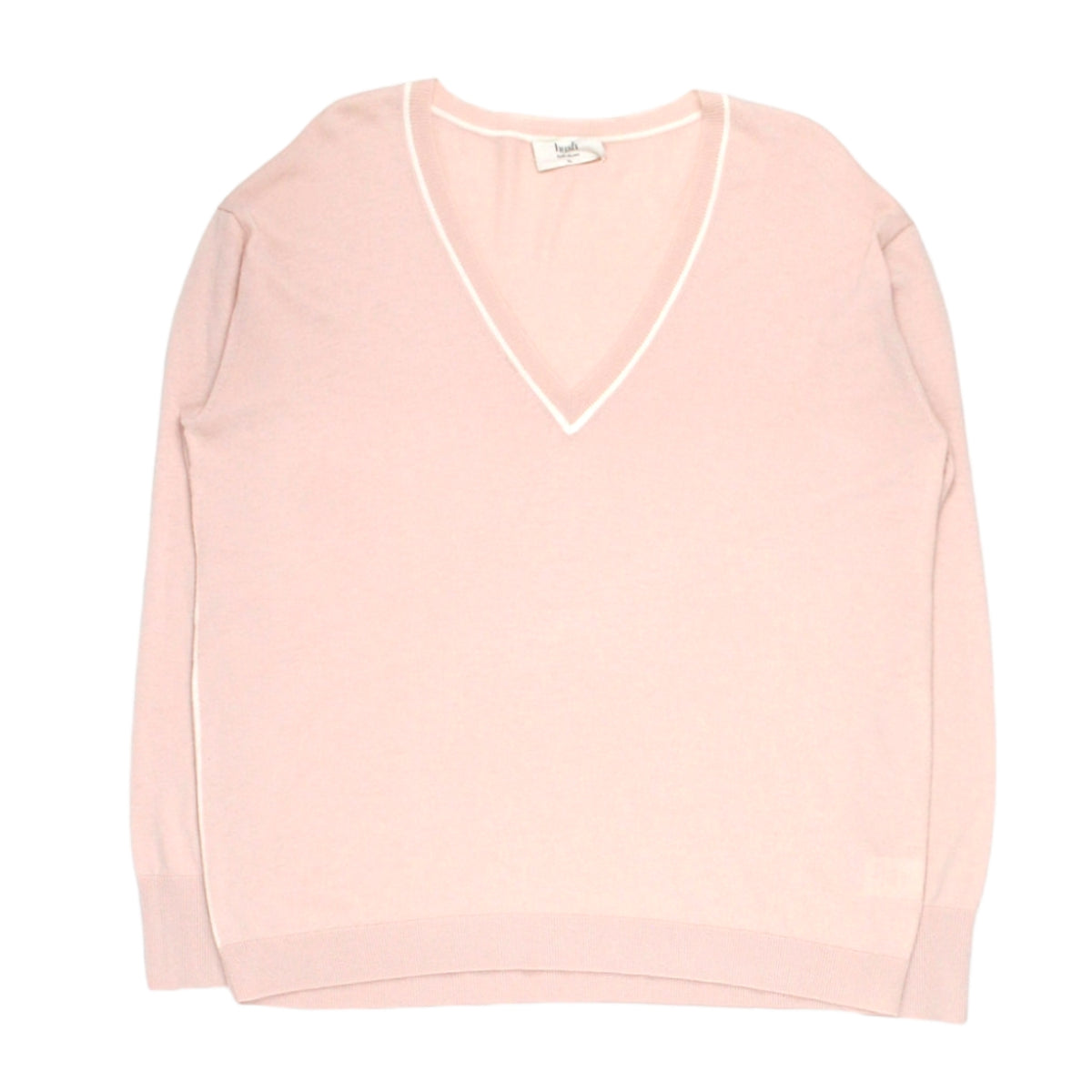 Hush Blush/Ecru Contrast Seam Jumper