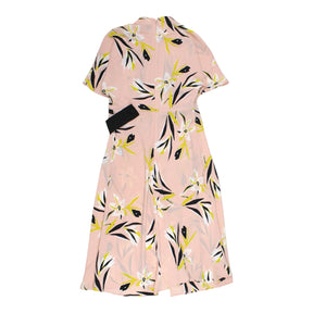 Topshop Pink Bias Cut Midi Dress