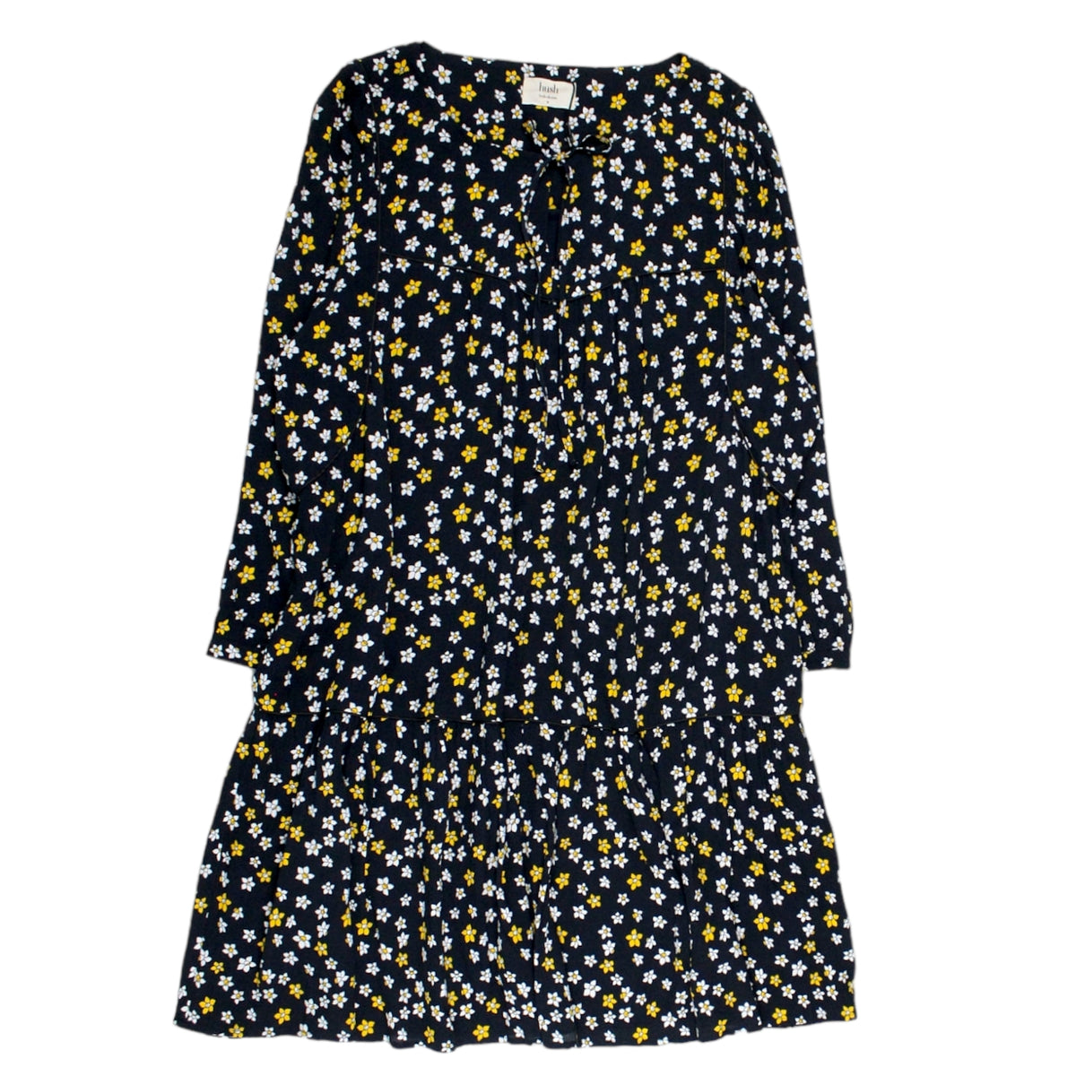 Hush Black Mini Daffodil Lupin Dress