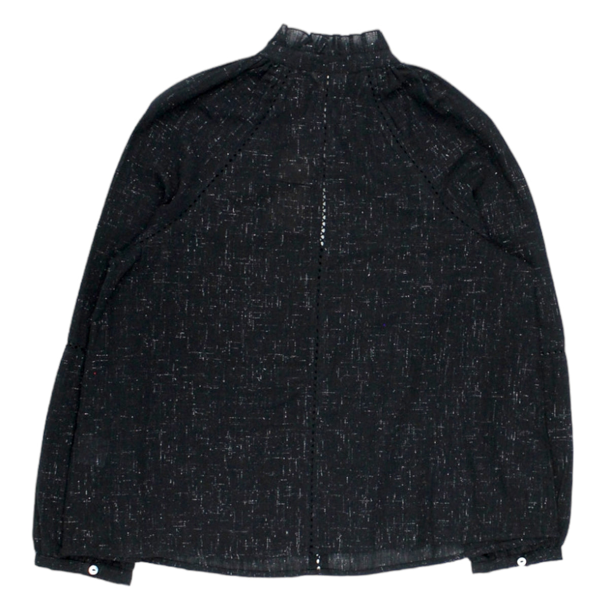 Hush Black Sparkle Anastasia Trim Blouse