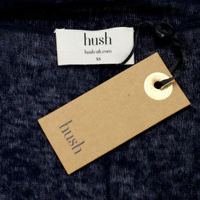 Hush Navy Linen Blend Cardigan