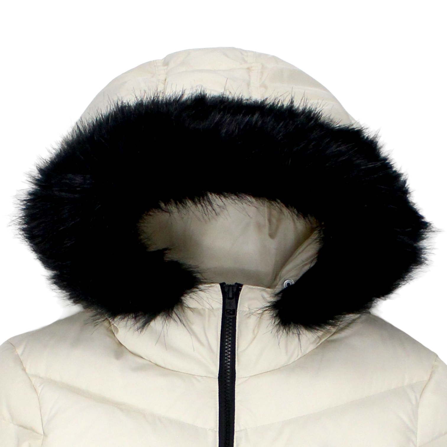 Calvin klein white and black coat cheap