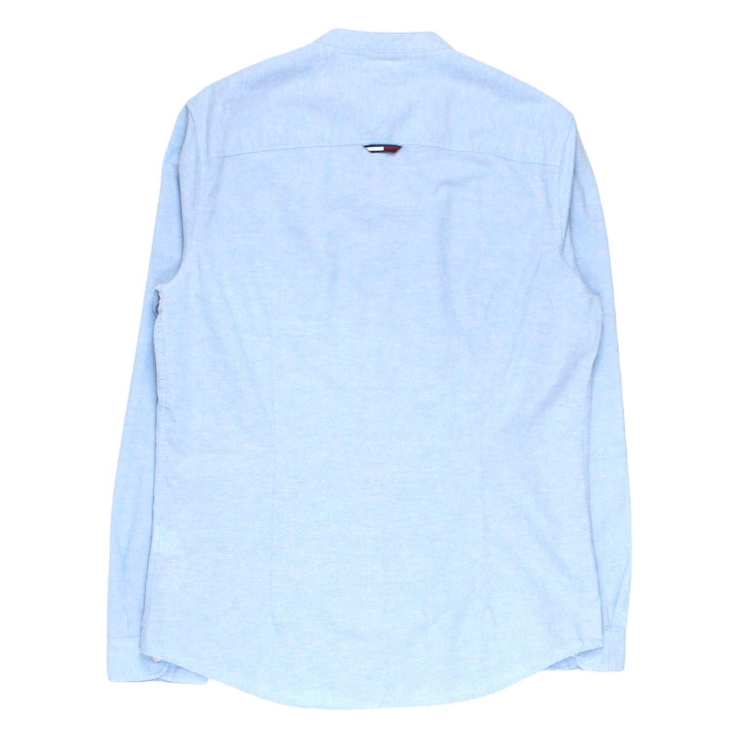 Tommy Jeans Shoreside Blue Linen Shirt