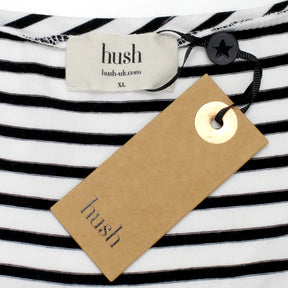 Hush Black/White Stripe Tara Dress