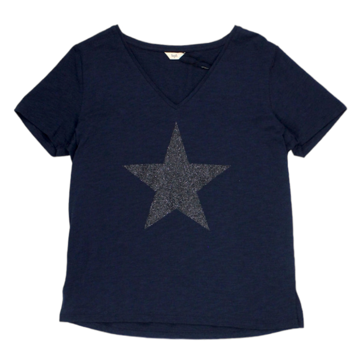 Hush Navy Glitter Star T-Shirt