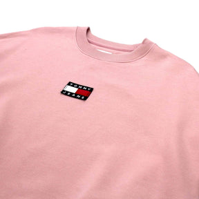Tommy Jeans Plaster Pink Logo Sweatshirt