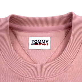 Tommy Jeans Plaster Pink Logo Sweatshirt