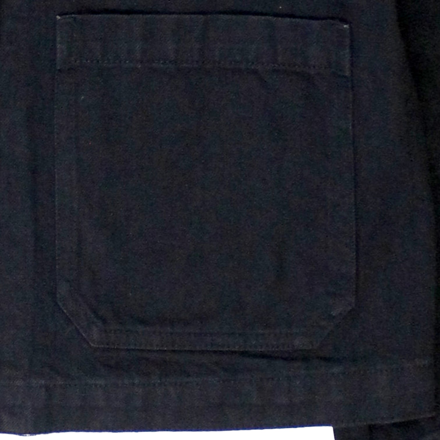 Arket Soft Black Organic Twill Work Style Jacket