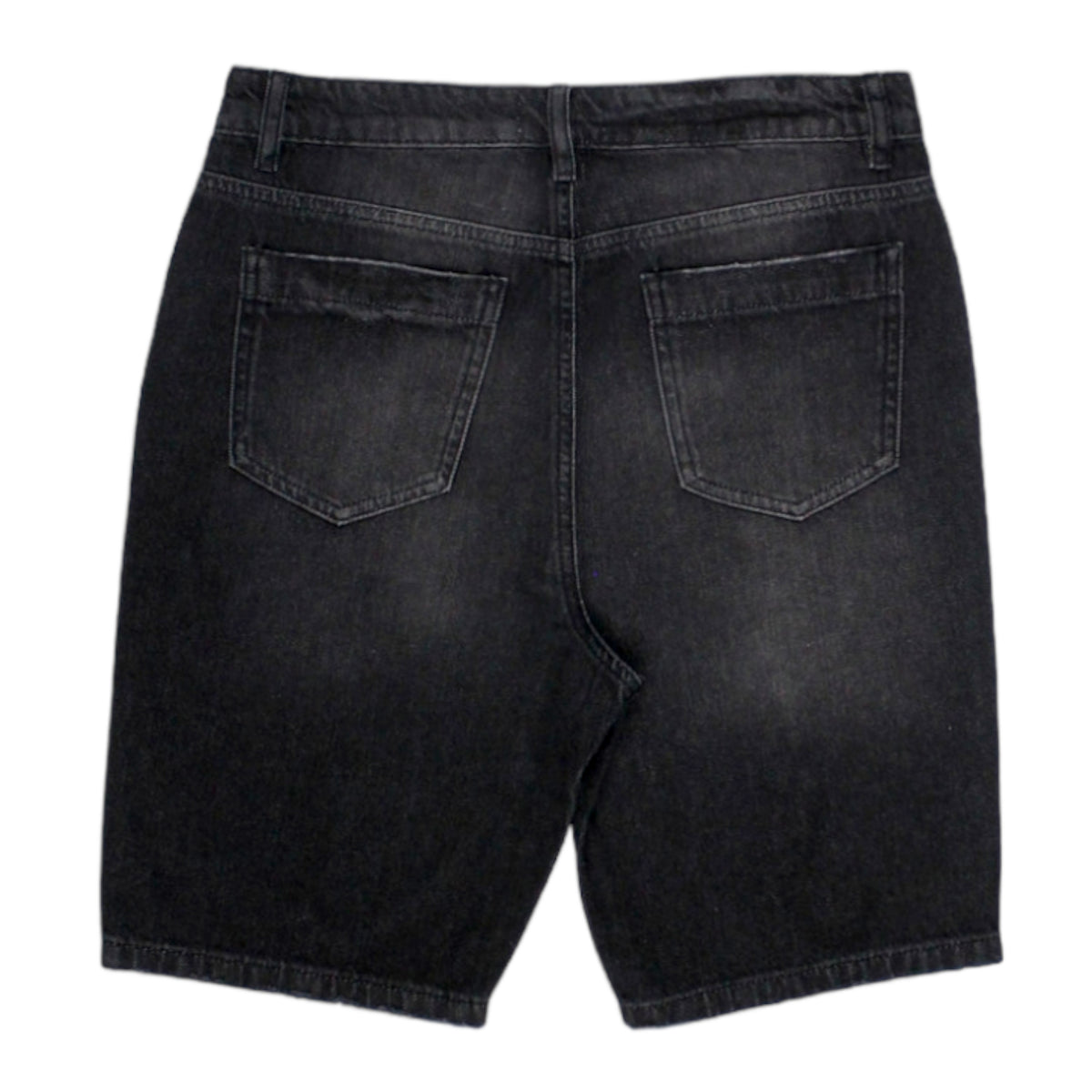 Hush Black Denim Cycling Shorts