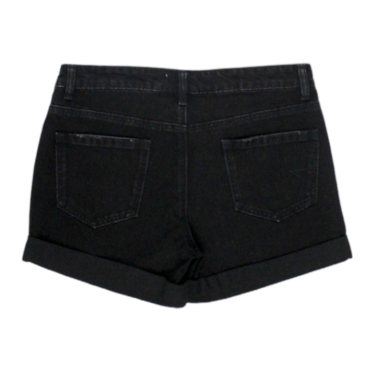Hush Black Denim Shorts