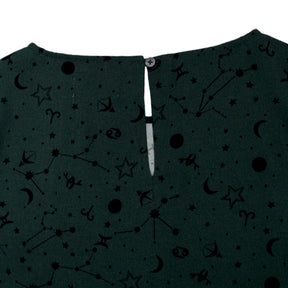 Hush Green Galaxy Print Halley Dress