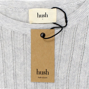 Hush Grey Nova Rainbow Sleeve Jumper