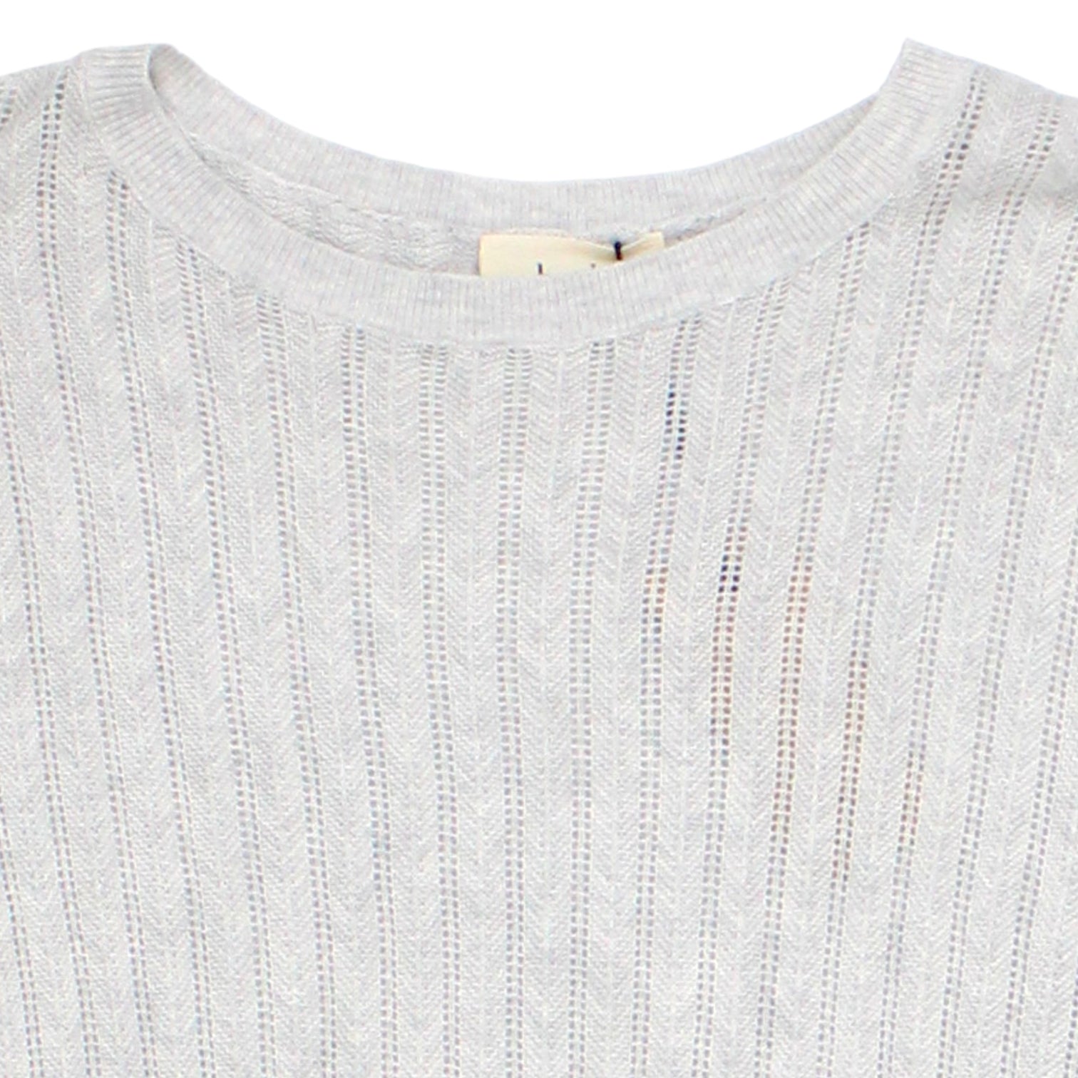 Hush Grey Nova Rainbow Sleeve Jumper