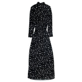 Hush Black/White Galaxy Yasmin Dress