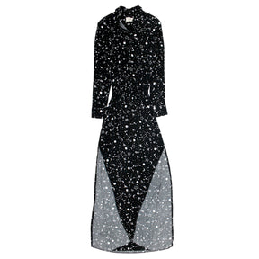 Hush Black/White Galaxy Yasmin Dress