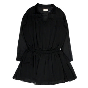 Hush Black Cressida Shirred Dress