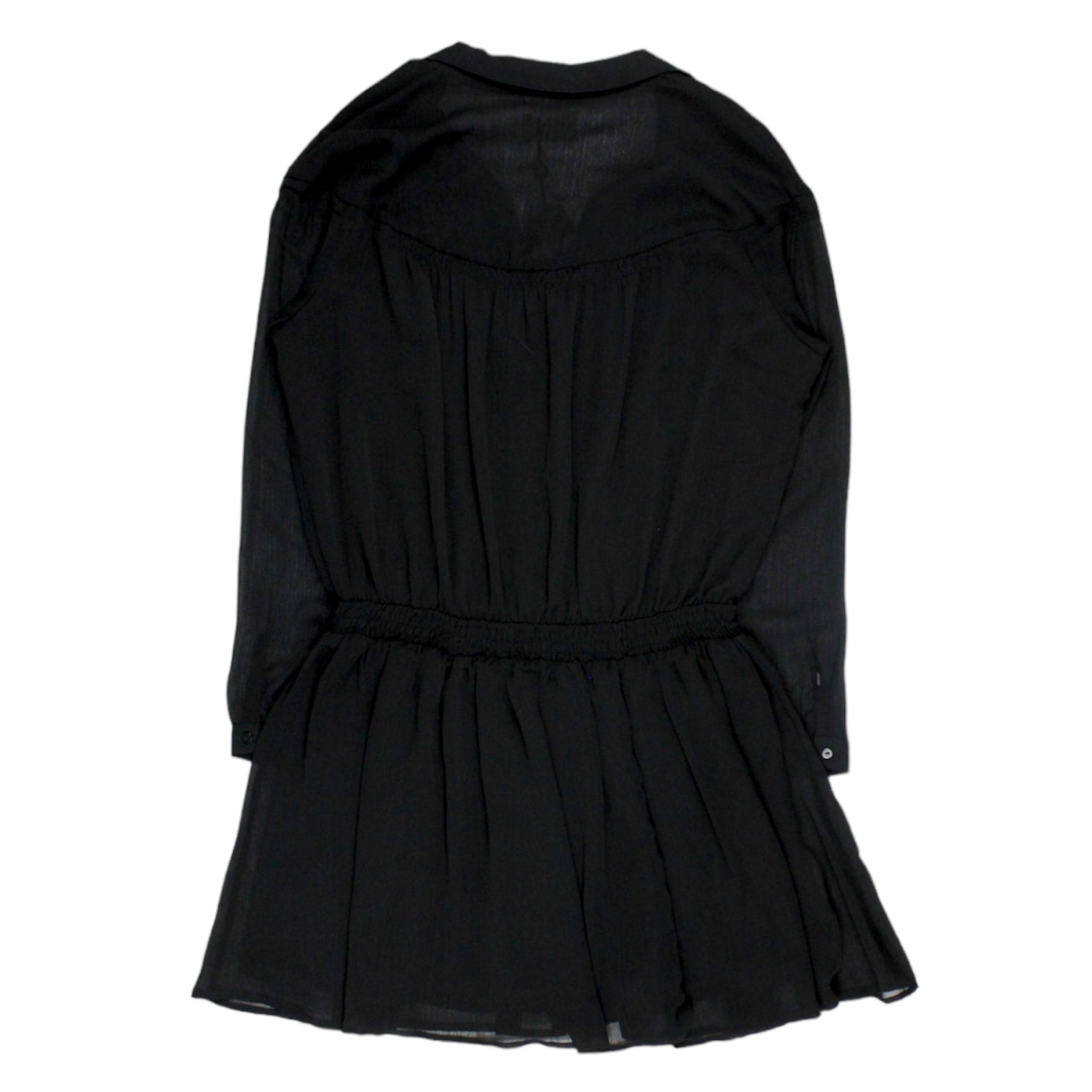 Hush Black Cressida Shirred Dress