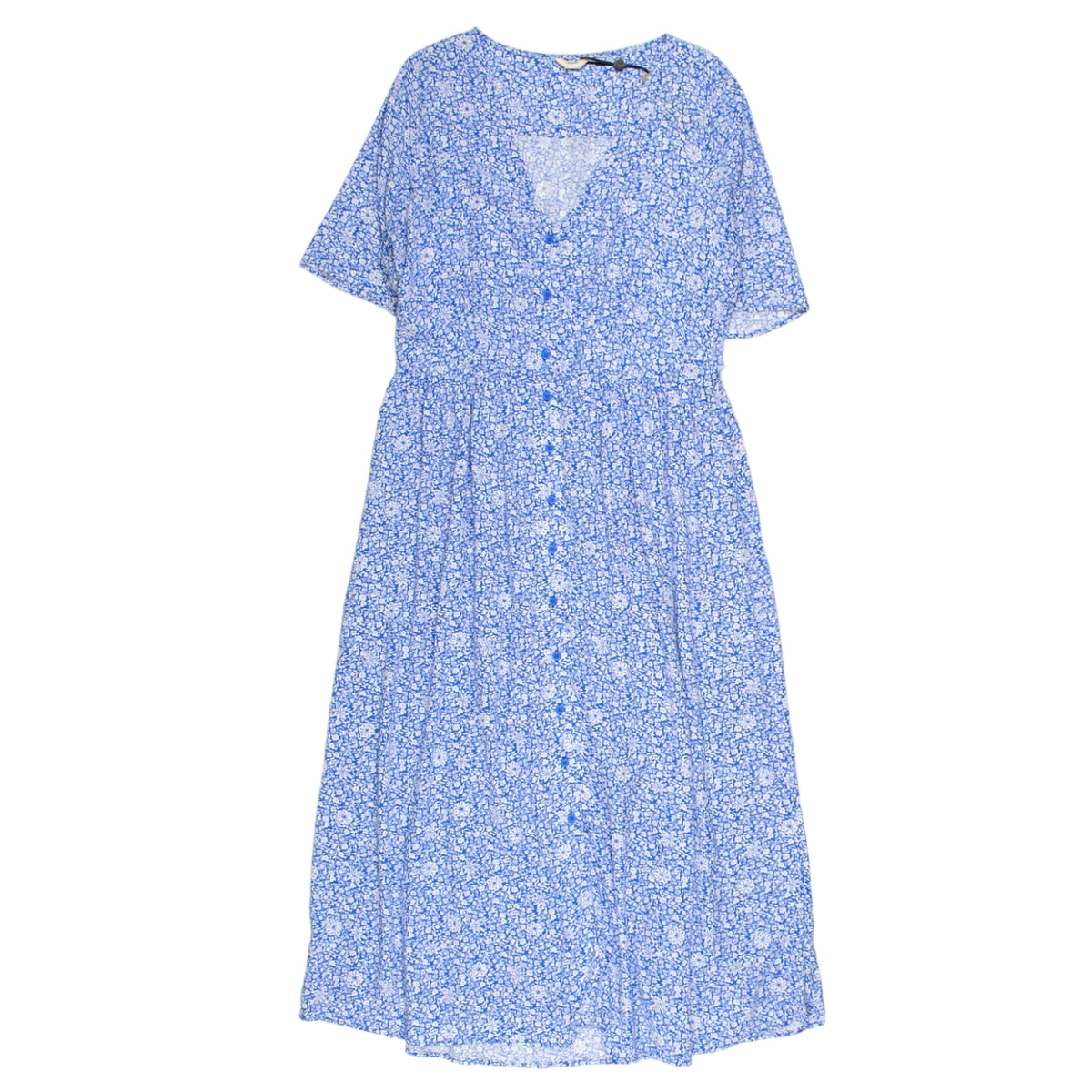 Hush Blue Ditsy Floral Cecil Midi Dress | Shop from Crisis Online