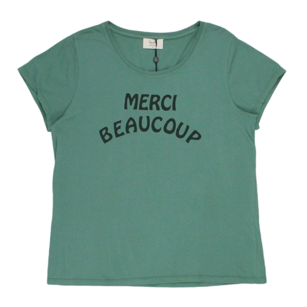 Hush Green/Black Washed Merci T-Shirt