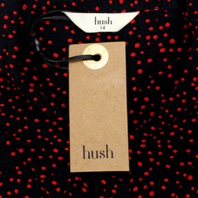 Hush Black/Red Dot Matilda Dress