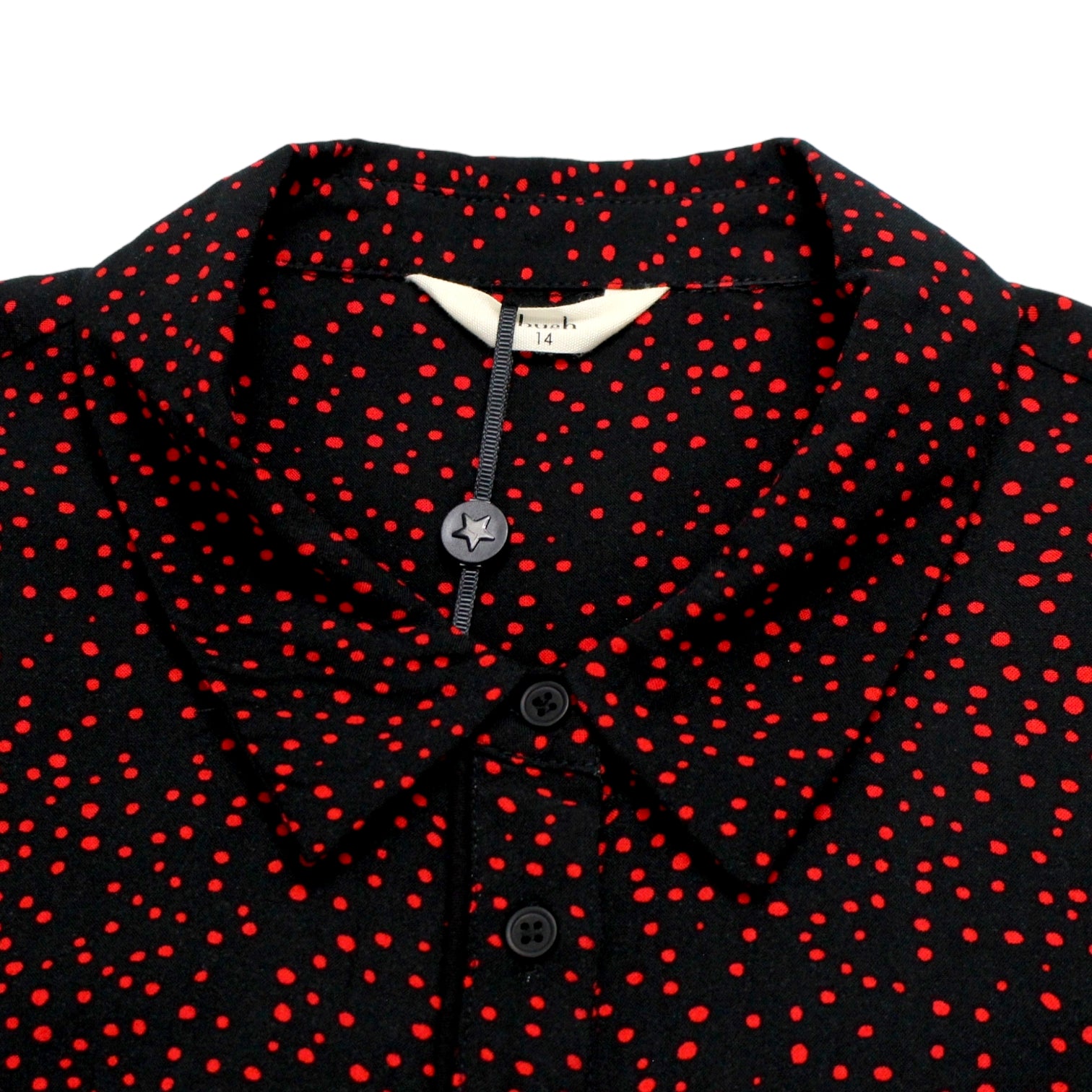 Hush Black/Red Dot Matilda Dress