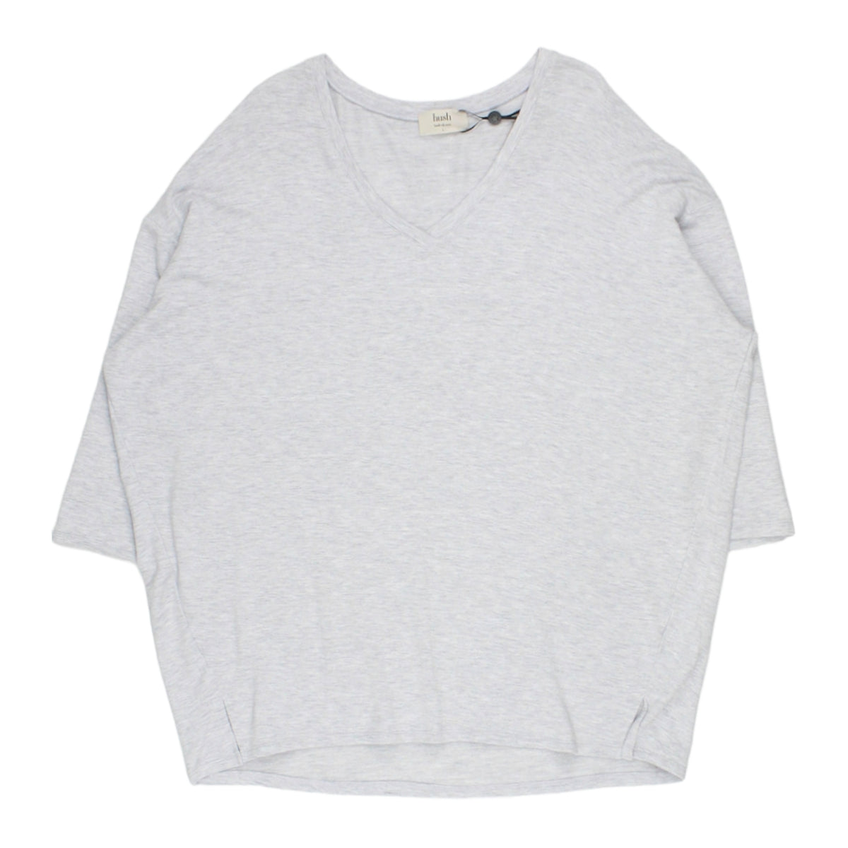 Hush Grey Laredo 3/4 Sleeve Top
