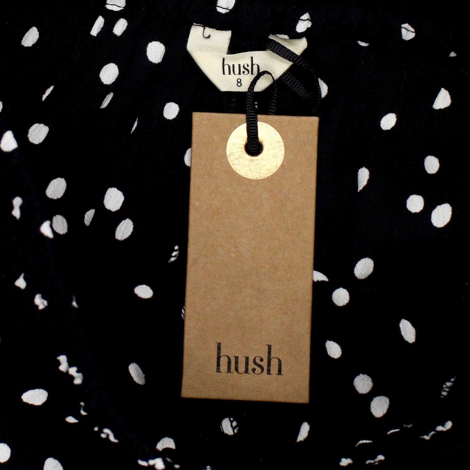 Hush Black/White Cassalt Palazzo Pants
