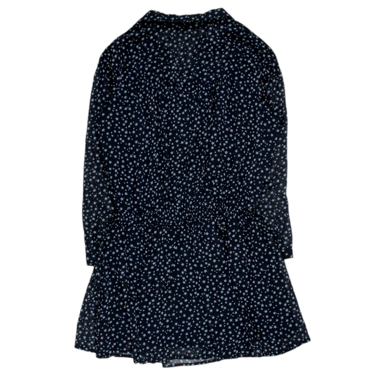 Hush Blue Star Dot Cressida Shirred Dress